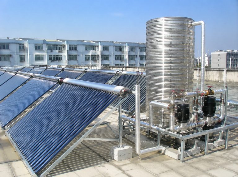 河南商用大容量真空管太阳能热水系统